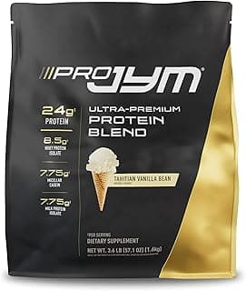 Pro JYM Tahitian Vanilla Protein Powder - Whey Protein Isolates, Casein, & Milk Protein, Lean Muscle Building for Men & Women, JYM Supplement Science, 45 Servings