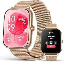 2025 Smart Watches for Women with Blood Pressure Monitor, 2.06" AMOLED Display, IP68 Waterproof Fitness Tracker, 118 Sports Modes, Heart Rate/SpO2/Sleep Monitor, Compatible with Android iPhone