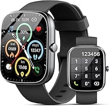 Kuizil Smart Watch for Men Women, 1.91" Smartwatch (Answer/Make Call), Fitness Tracker with 100+ Sport Modes, IP68 Waterproof, Heart Rate/Sleep Monitor, Pedometer, Activity Tracker for Android iOS